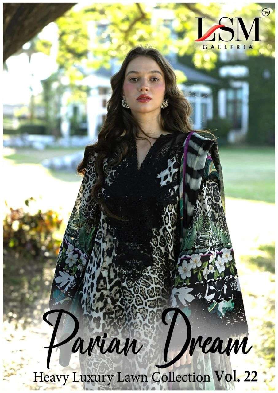 PARIAN DREAM HEAVY LUXURY LAWN COLLECTION VOL - 22 BY LSM GALLERIA